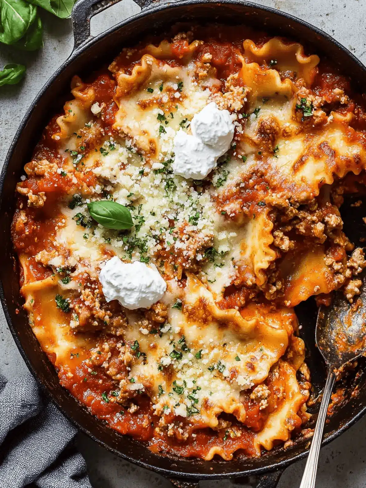 Best Ever Skillet Lasagna: Comfort in a Quick One-Pan Meal 3 Best Ever Skillet Lasagna
