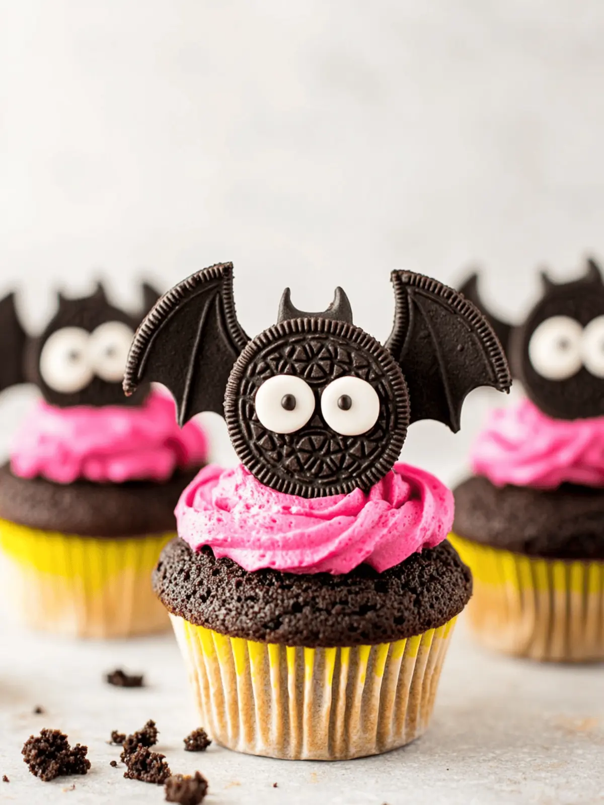 Oreo Bat Cupcakes