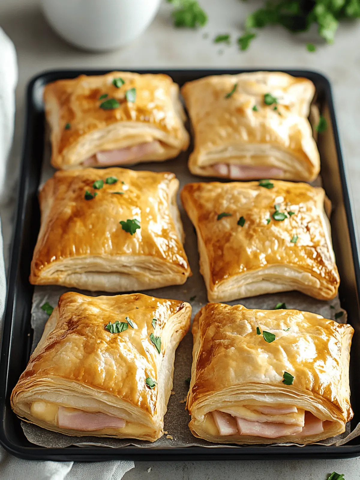 Irresistible Ham and Cheese Puff Pastry Pockets in Minutes 3 Ham and Cheese Puff Pastry Pockets