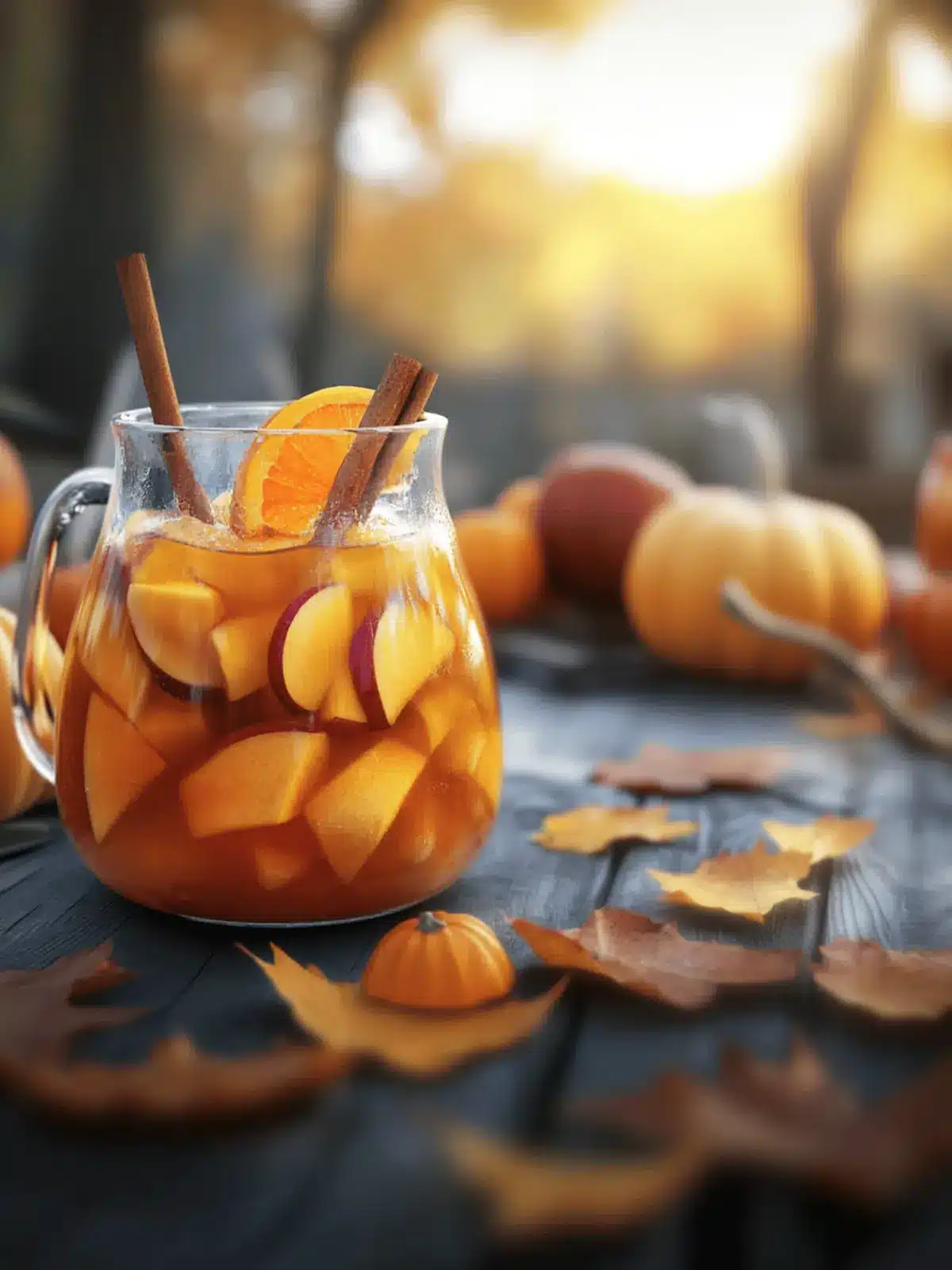 Pumpkin Spice Fireball Sangria