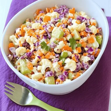Colorful Cauliflower Cashew Confetti Salad for Vibrant Meals 10 Cauliflower Cashew Confetti Salad