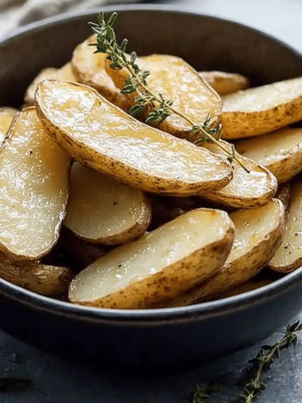 Vinegar Fingerling Potatoes