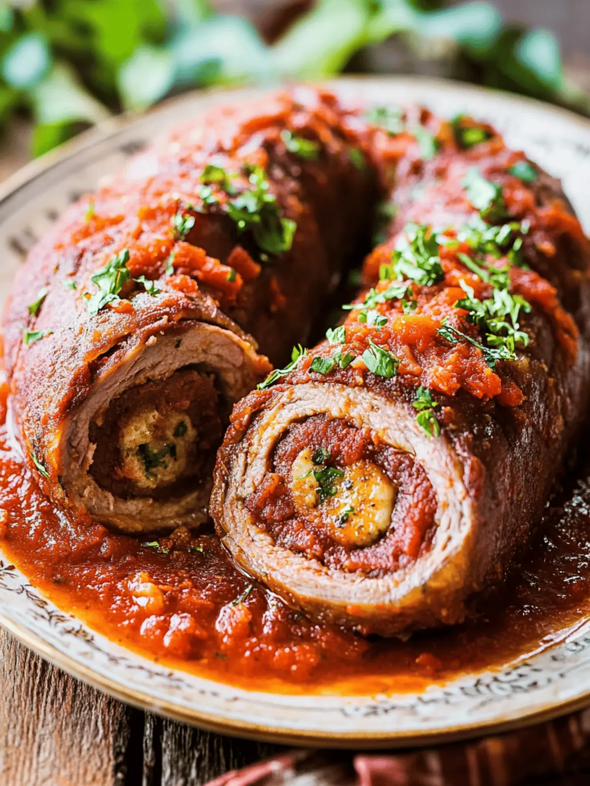Braciole (Italian Stuffed Beef Recipe)