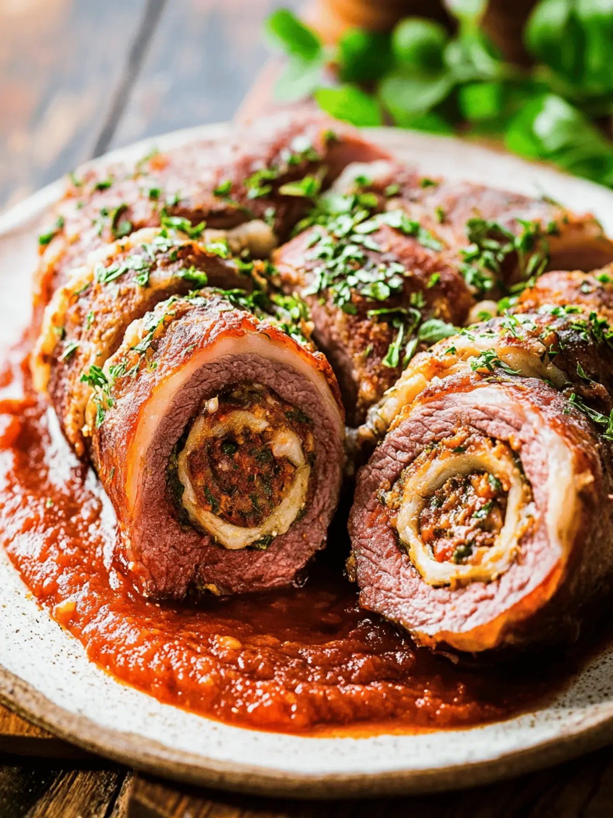 Braciole (Italian Stuffed Beef Recipe)