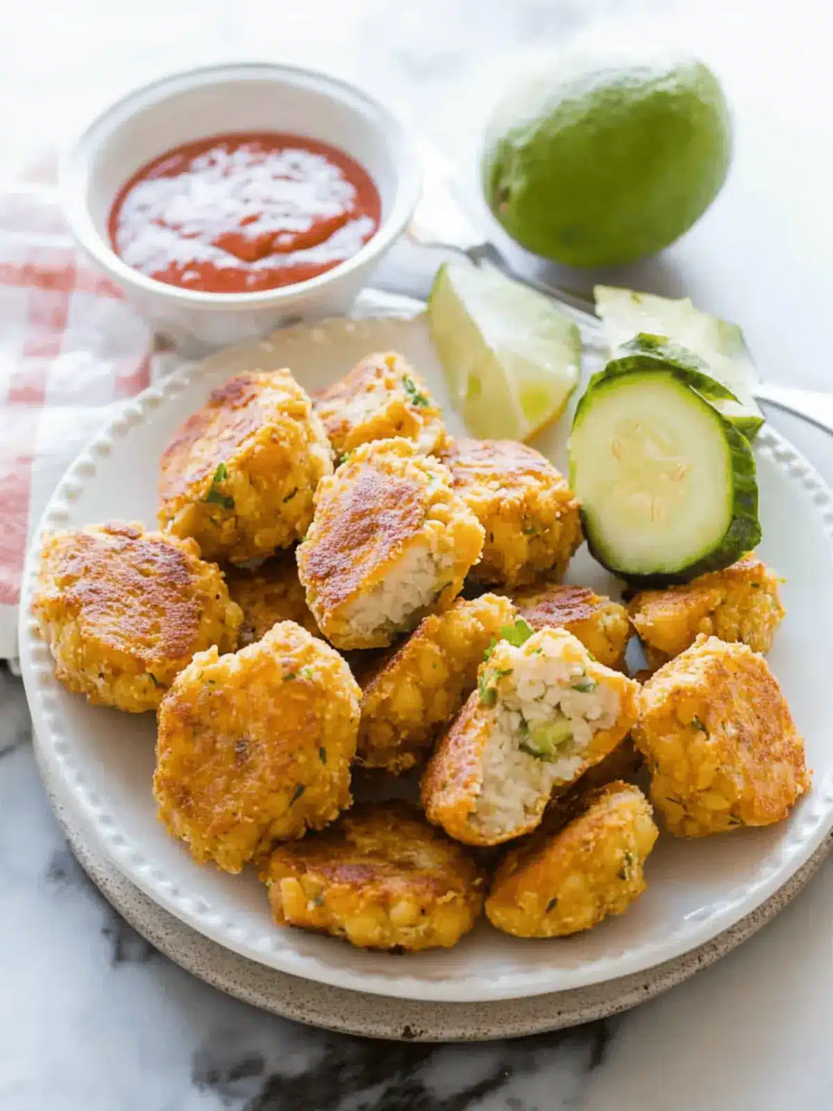 Chickpea Vegetable Nuggets