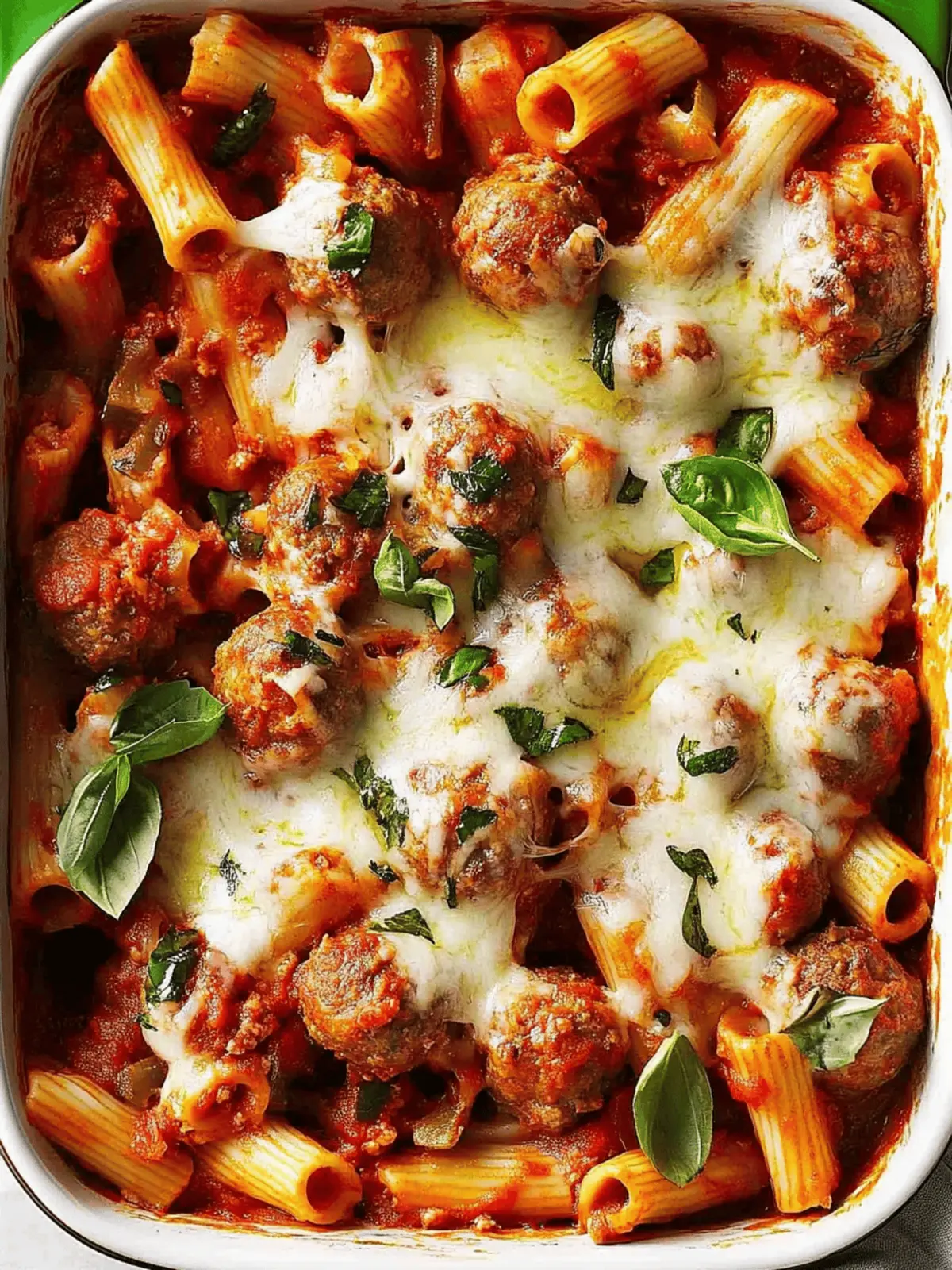 Ultimate Three-Cheese Meatball Mostaccioli You’ll Crave 3 Three-Cheese Meatball Mostaccioli