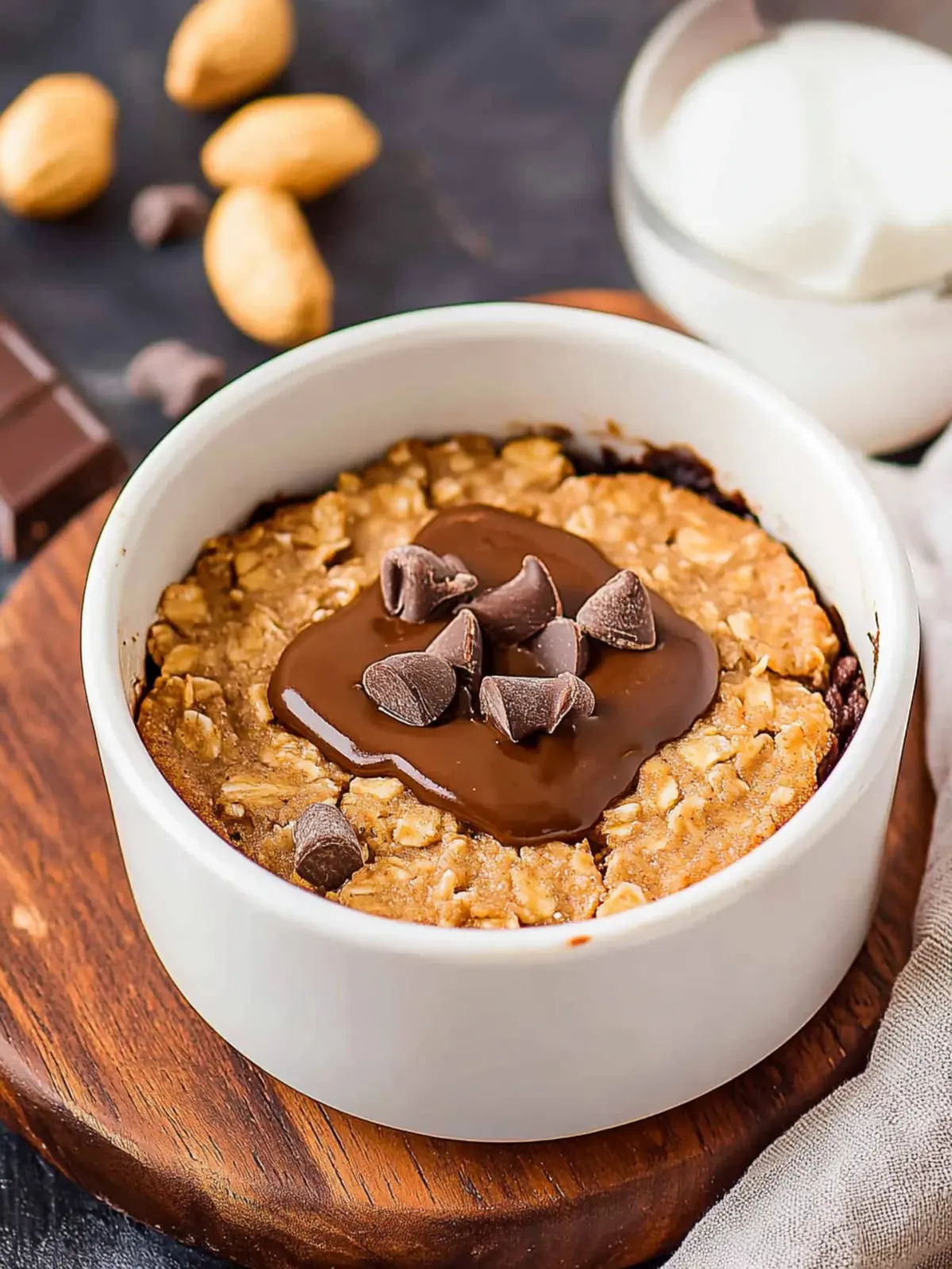 Peanut Butter & Chocolate Baked Oats for a Cozy Morning Boost 5 Peanut Butter & Chocolate Baked Oats