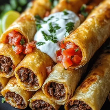 Crispy Beef Taquitos Rolls: Easy, Flavor-Packed Fun 10 Beef Taquitos Crispy Rolls