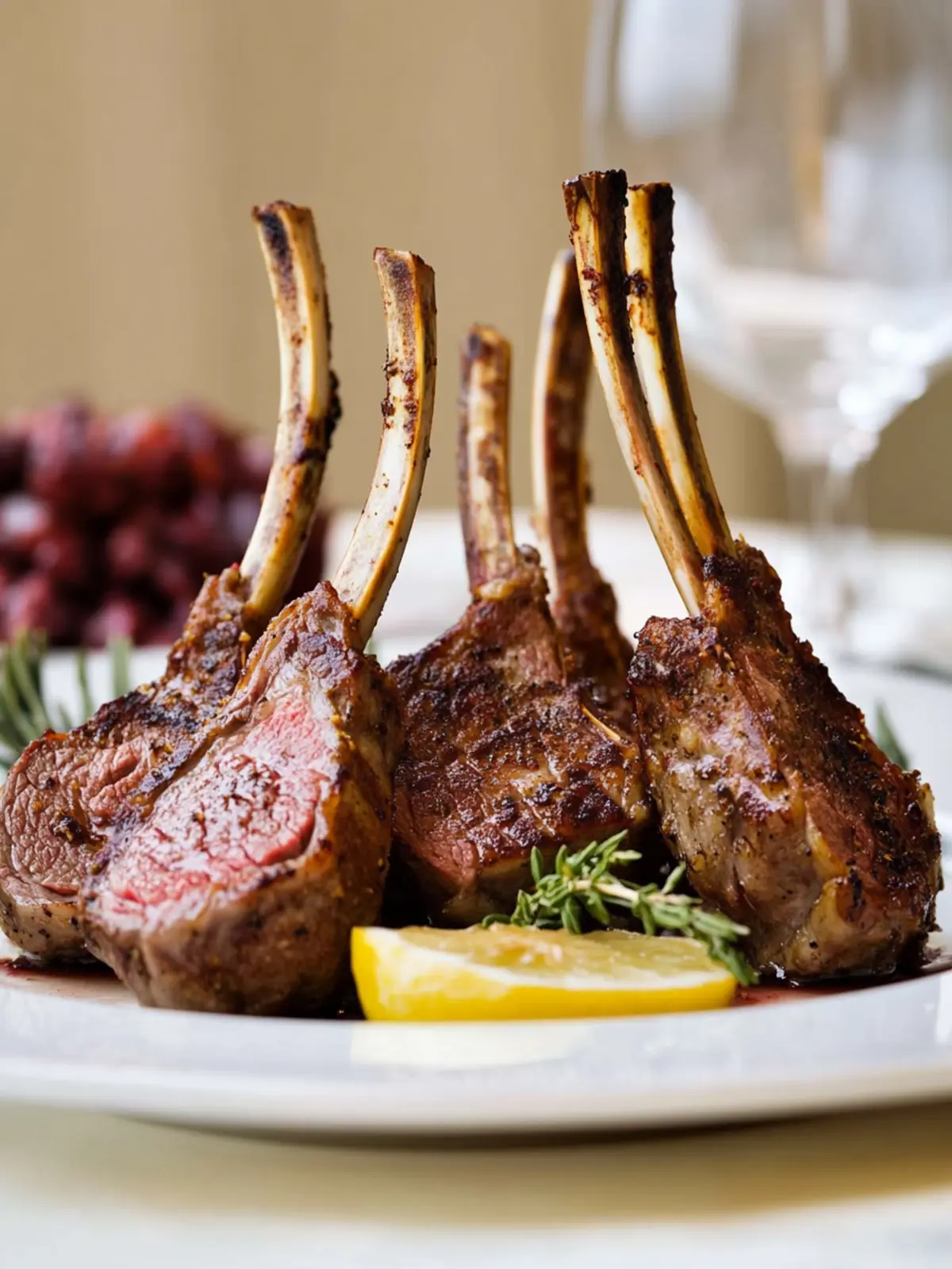 Oven-Roasted Lamb Chop