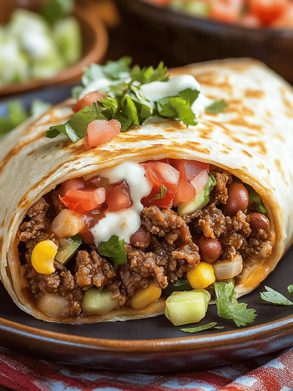 Classic Beef and Bean Burritos