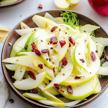 Savory Fennel and Apple Salad