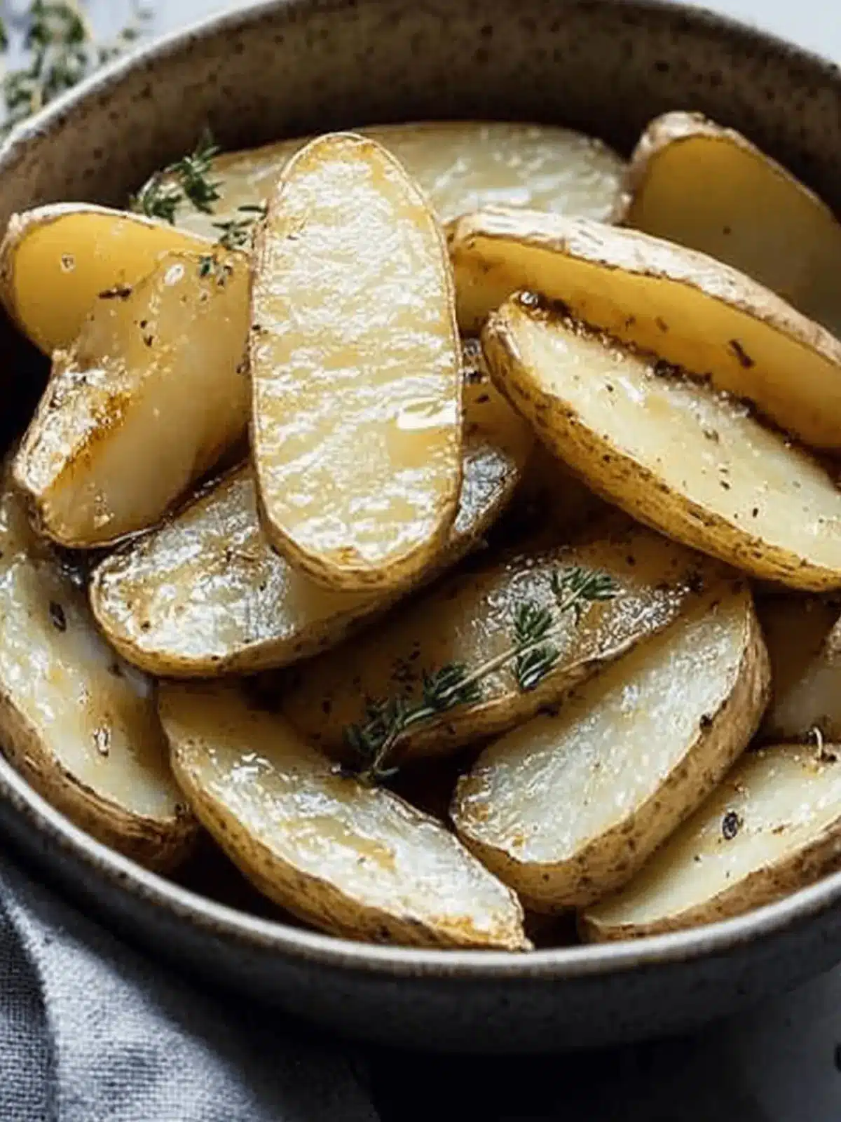 Vinegar Fingerling Potatoes