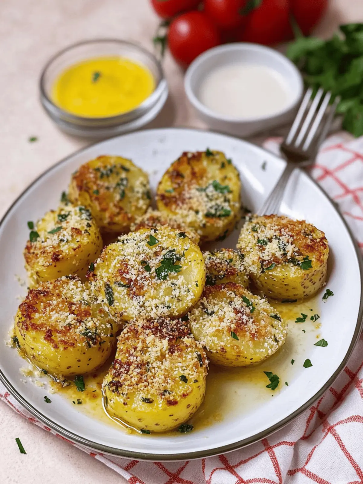 TikTok Parmesan Potatoes