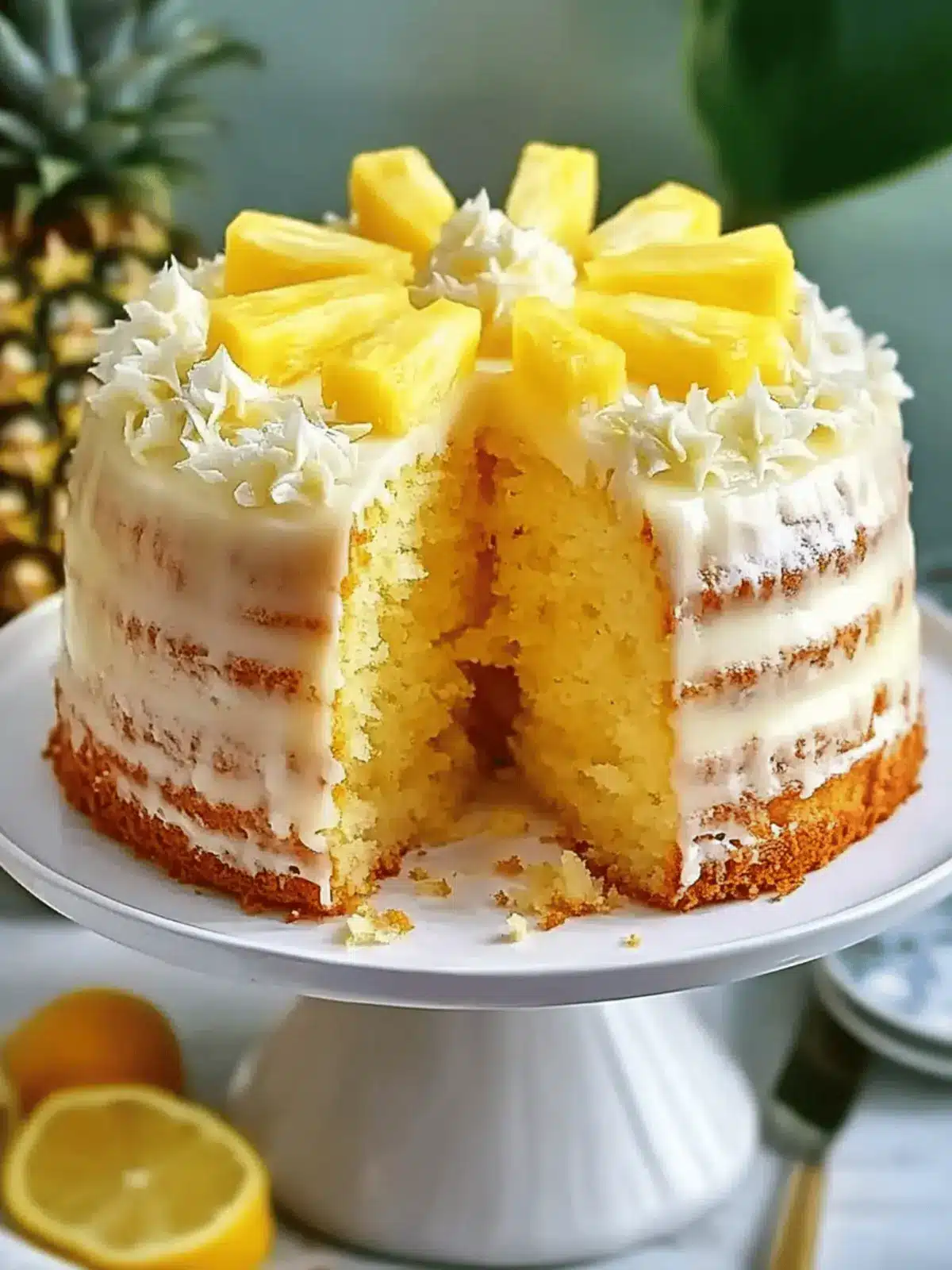 Pineapple Juice Cake