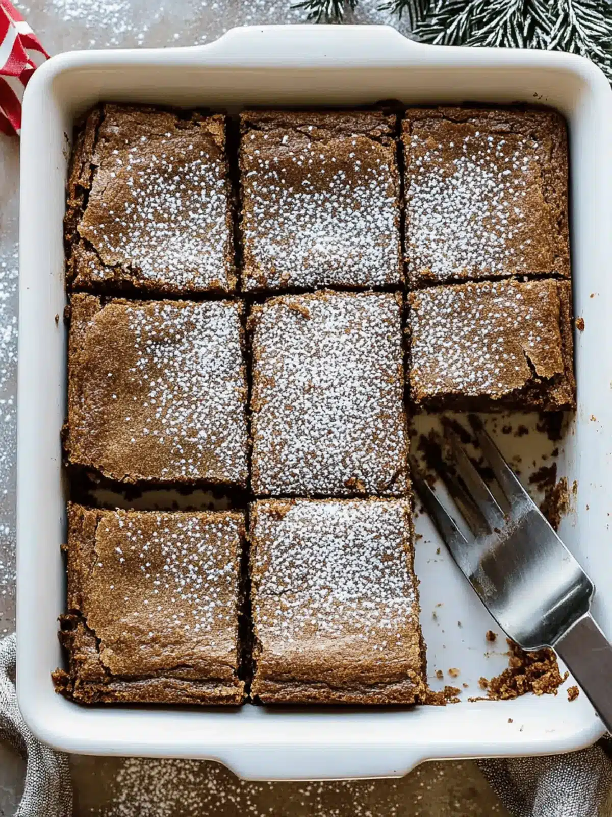 Irresistible Gingerbread Brownies for Cozy Holiday Treats 5 Gingerbread Brownies