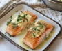 Savory Baked Salmon with Creamy Cheese Crust in 13 Minutes