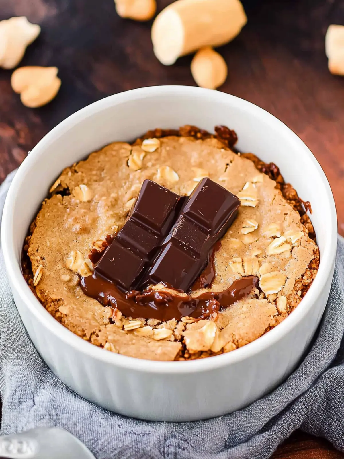 Peanut Butter & Chocolate Baked Oats for a Cozy Morning Boost 4 Peanut Butter & Chocolate Baked Oats