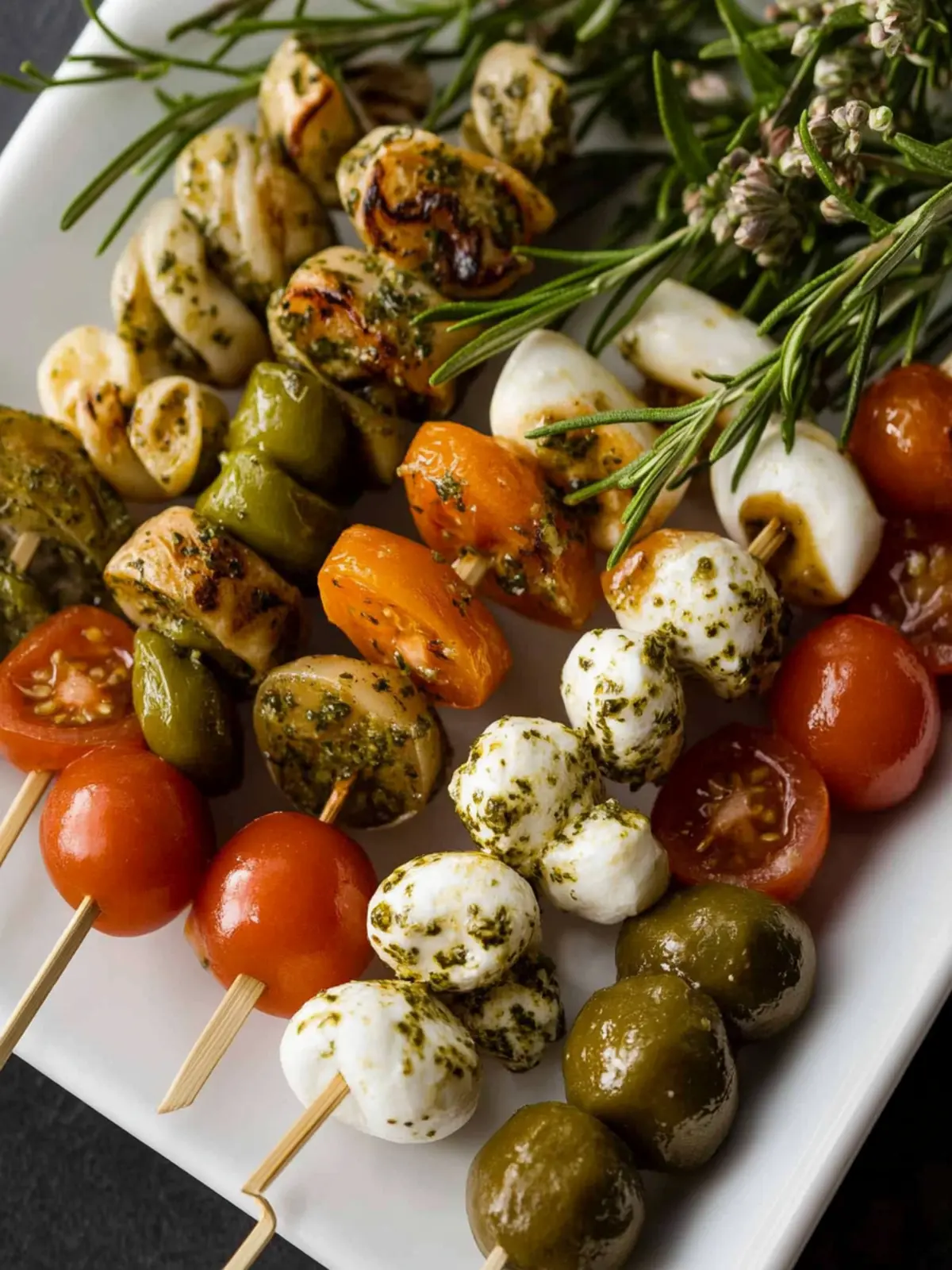 Mini Antipasto Skewers