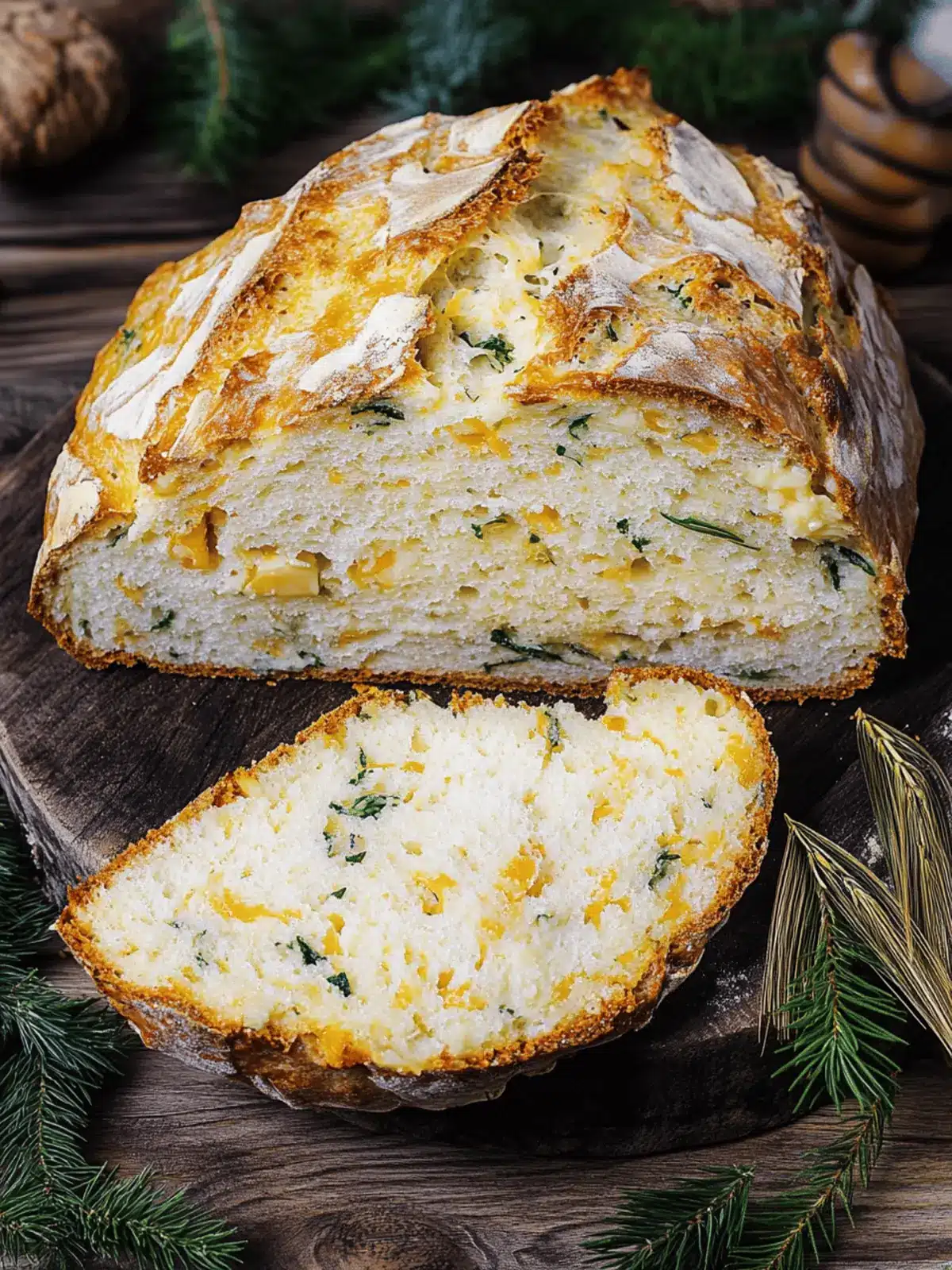 Cheddar and Herb Soda Bread
