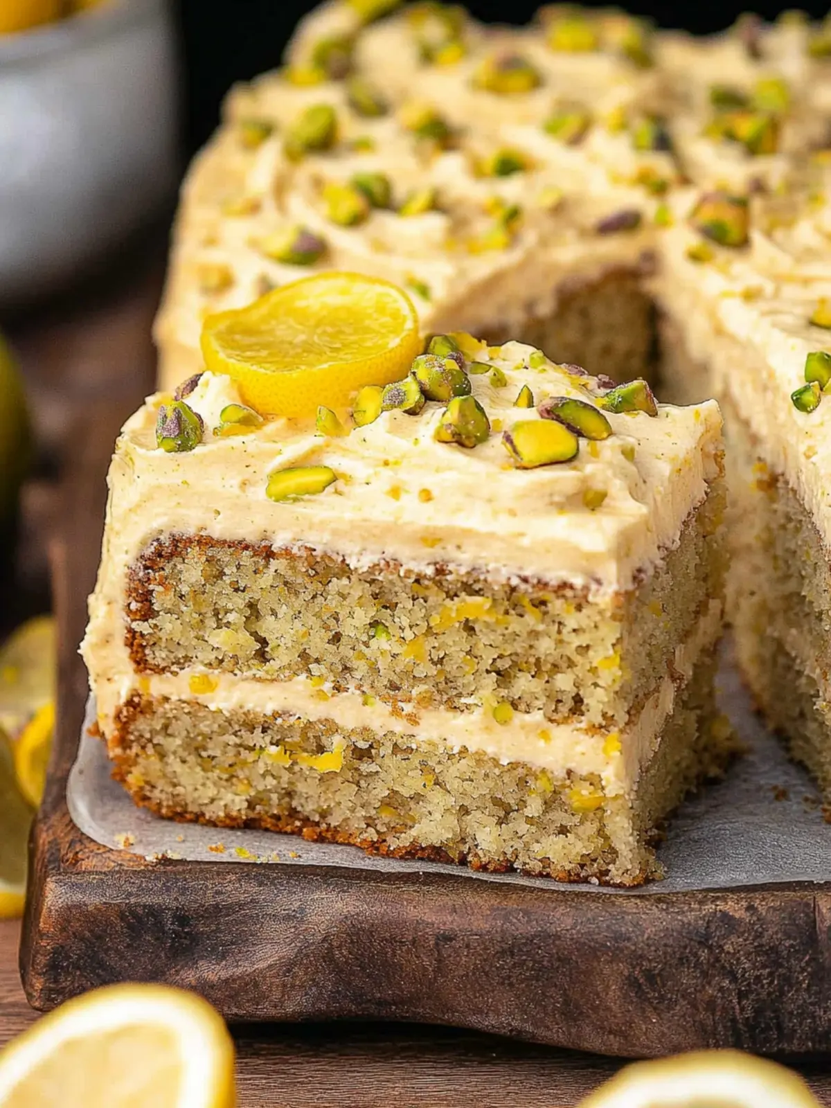 Lemon Pistachio Cake
