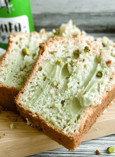 Pistachio Pudding Bread