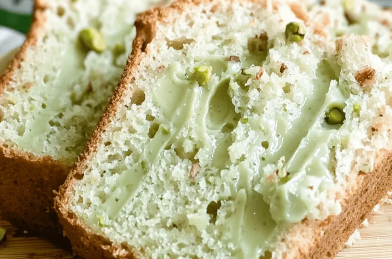 Pistachio Pudding Bread