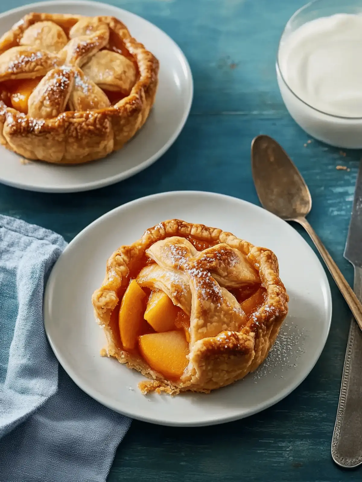 Delicious Individual Peach Pies for Sweet Summer Bliss 4 Individual Peach Pies