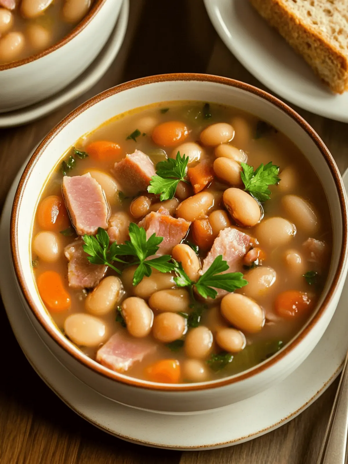 Quick Ham and Bean Soup: Your Cozy Weeknight Delight 3 Quick Ham and Bean Soup