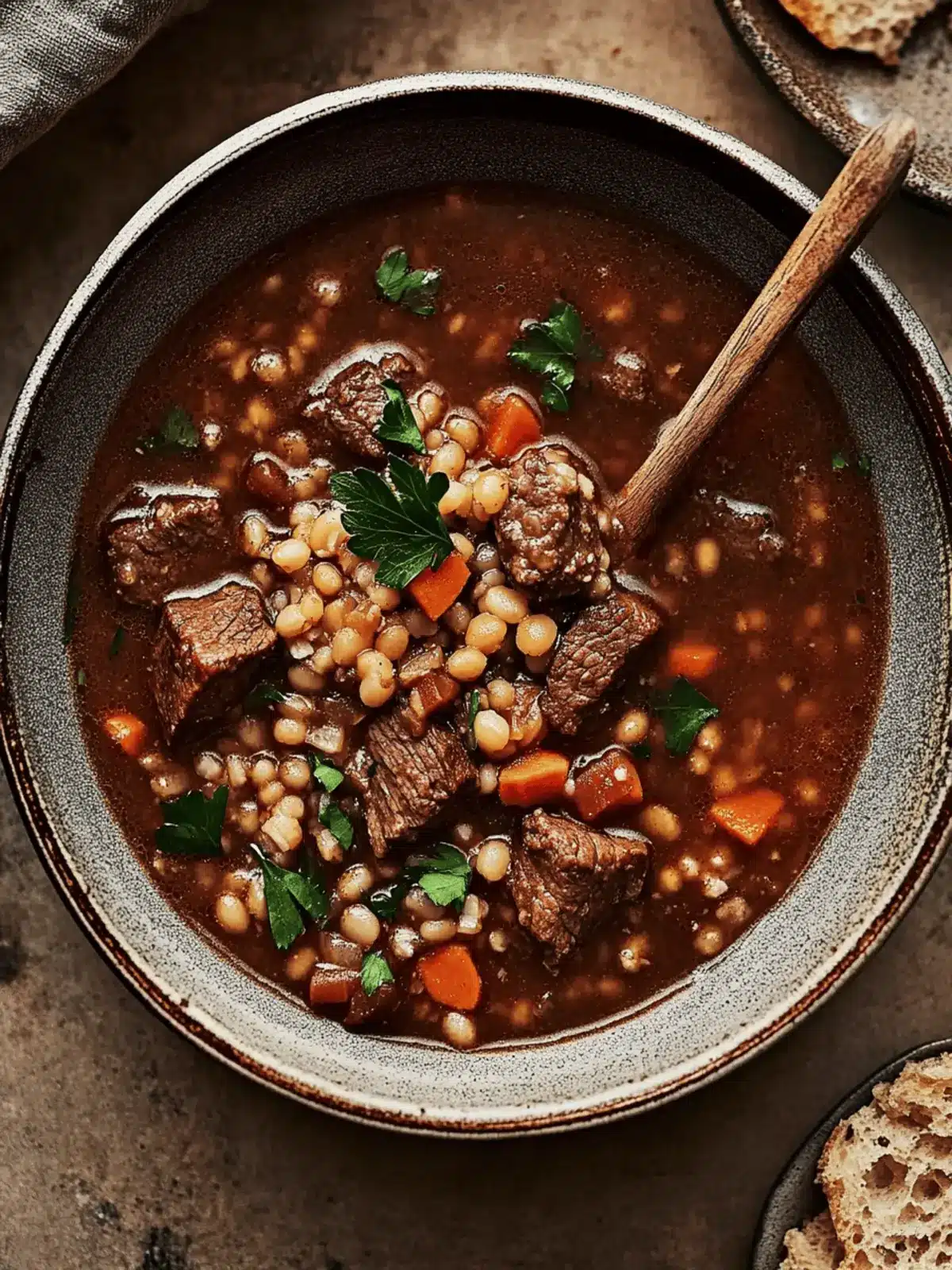 Beef & Barley Soup