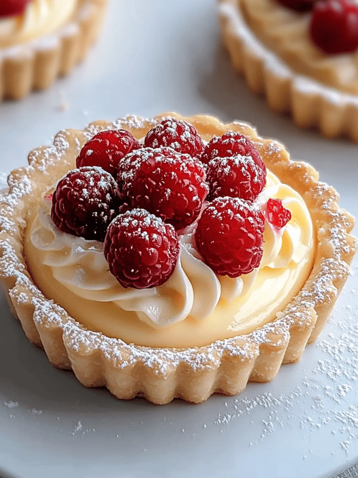 White Chocolate Mousse Tart