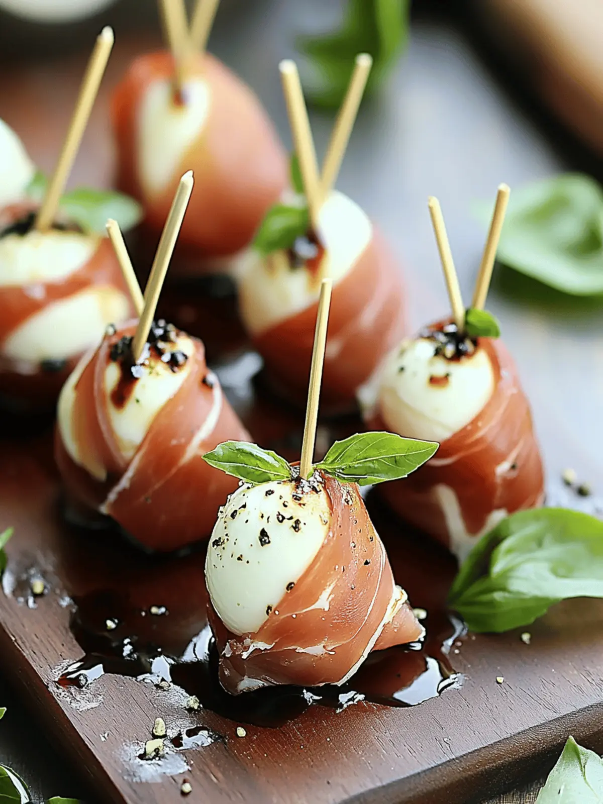 Prosciutto Wrapped Mozzarella Bites: A 10-Minute Party Hit 4 Prosciutto Wrapped Mozzarella Bites