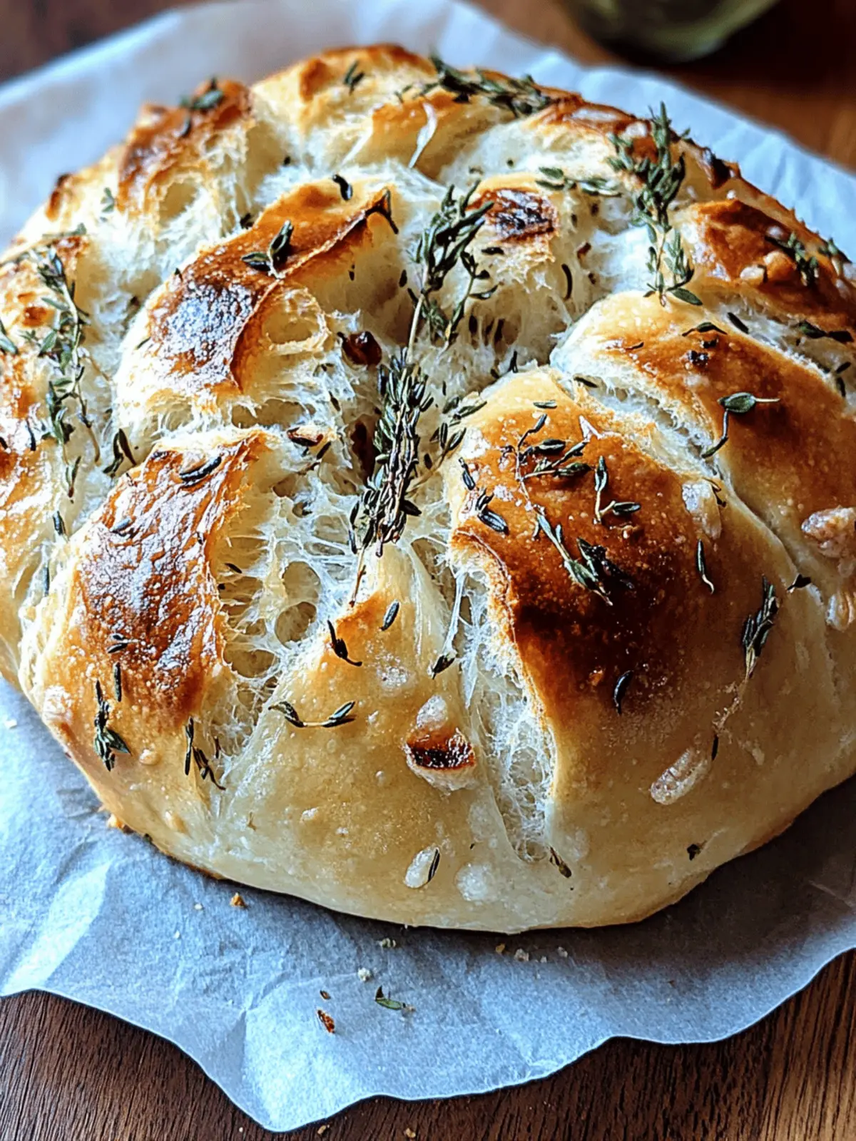 Garlic Herb Braided Bread
