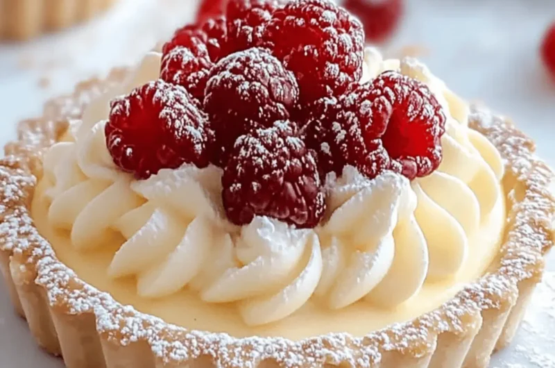 White Chocolate Mousse Tart