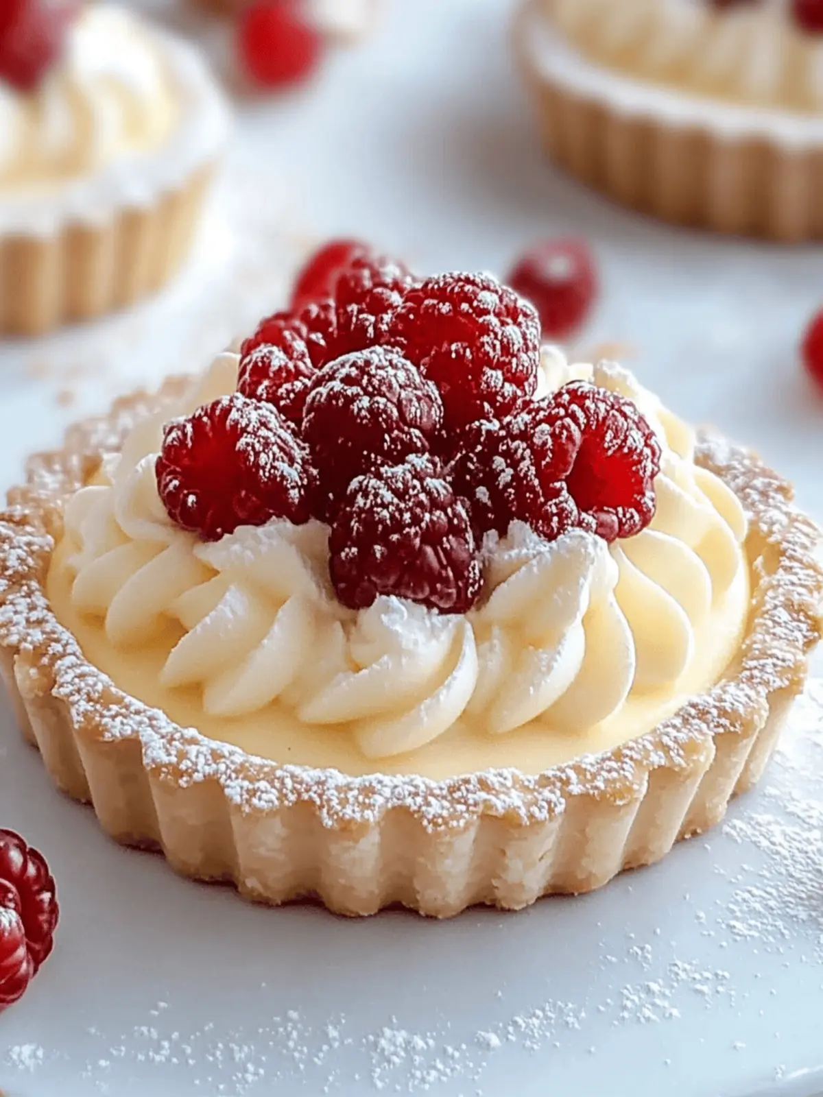 White Chocolate Mousse Tart