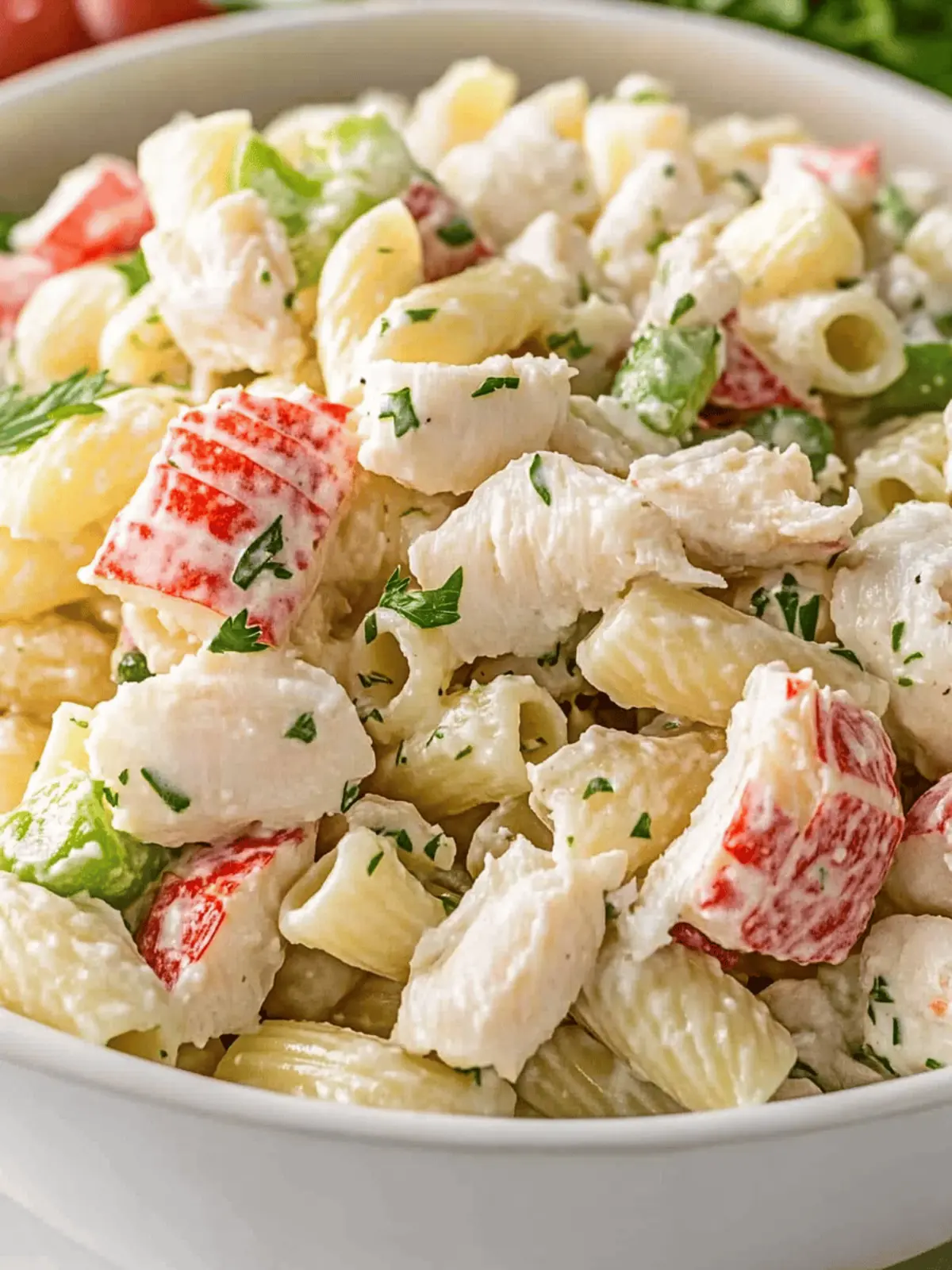 Best Crab Pasta Salad