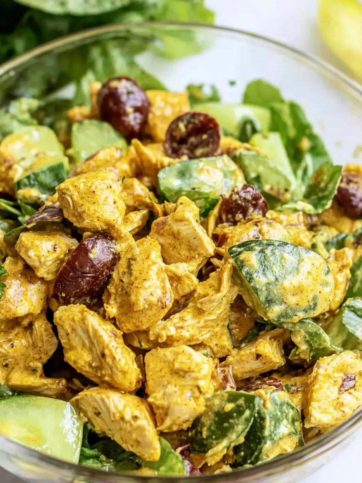 Delicious Curry Chicken Salad with Grapes for a Flavor Boost 4 Curry Chicken Salad