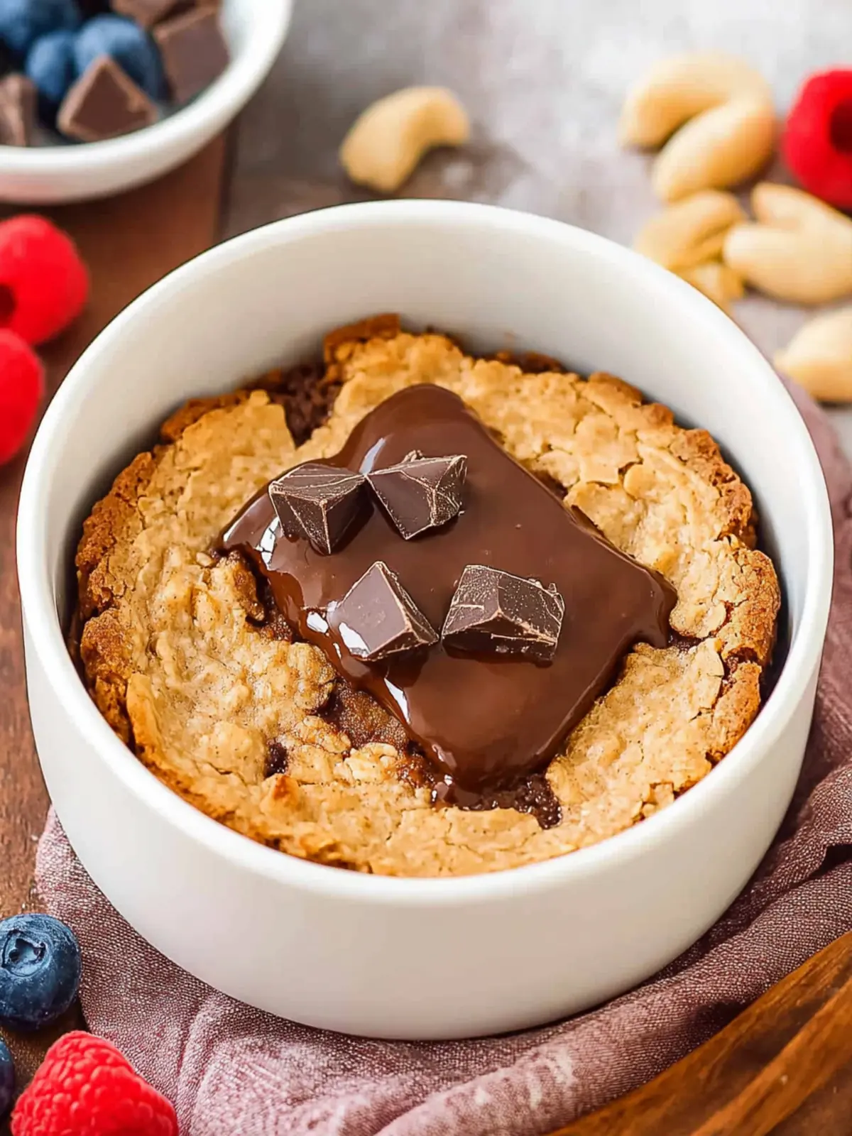 Peanut Butter & Chocolate Baked Oats for a Cozy Morning Boost 3 Peanut Butter & Chocolate Baked Oats