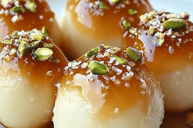 Ricotta Pistachio Honey Bites