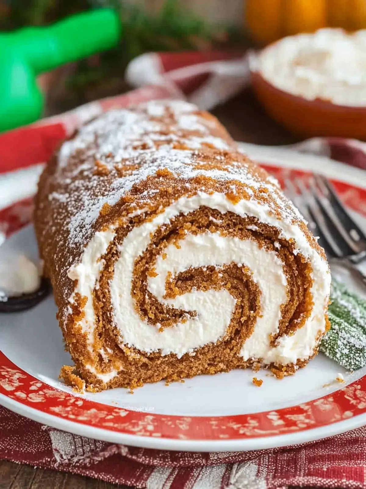 Pumpkin Cream Cheese Roll
