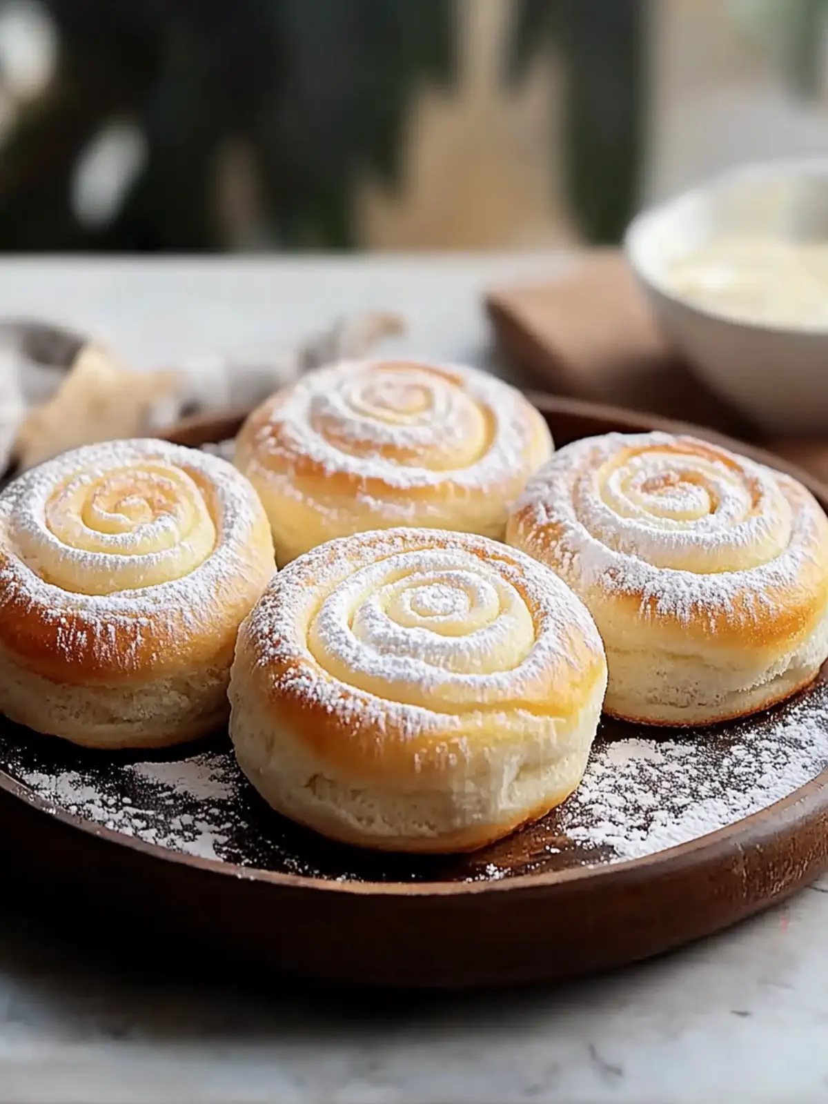 Vanilla Pan de Mallorca Rolls