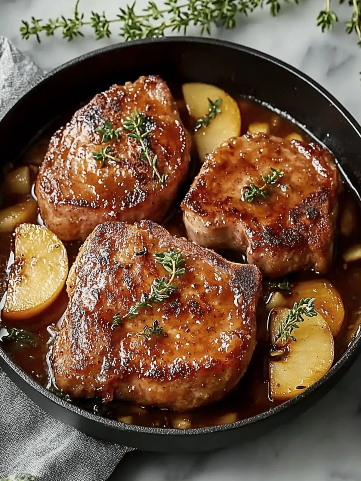 Juicy Apple Butter Pork Chops for Quick Fall Family Dinners 5 Juicy Apple Butter Pork Chops