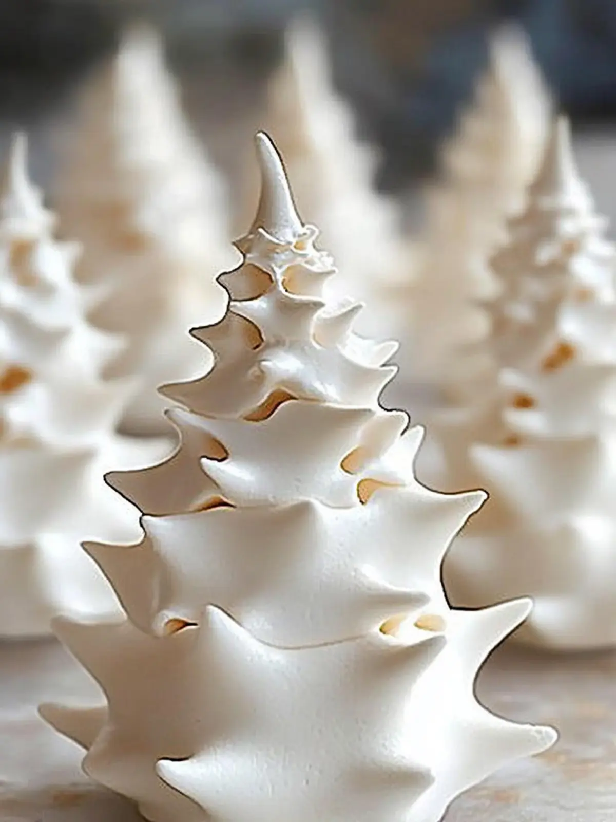 Whimsical Tree Meringue Cookies to Brighten Your Holiday 3 Tree Meringue Cookies