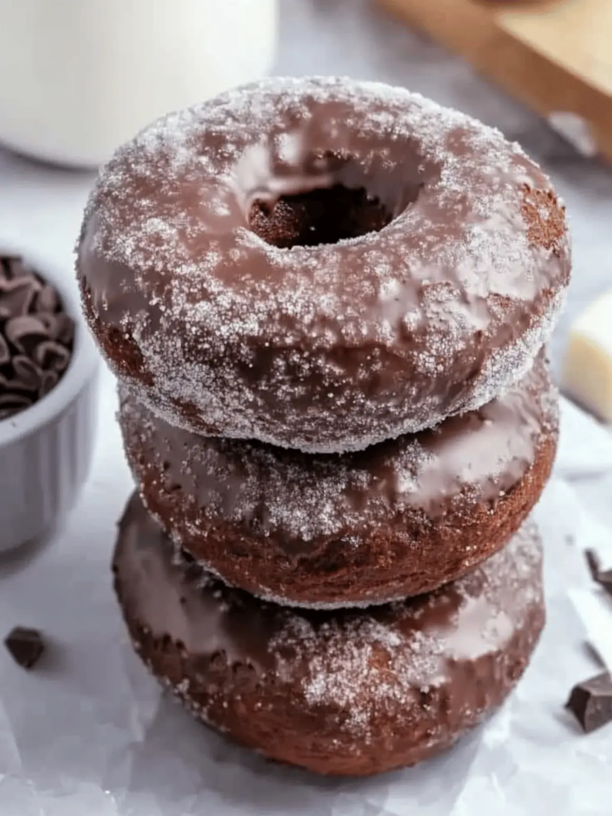 15 minutes Chocolate Donuts