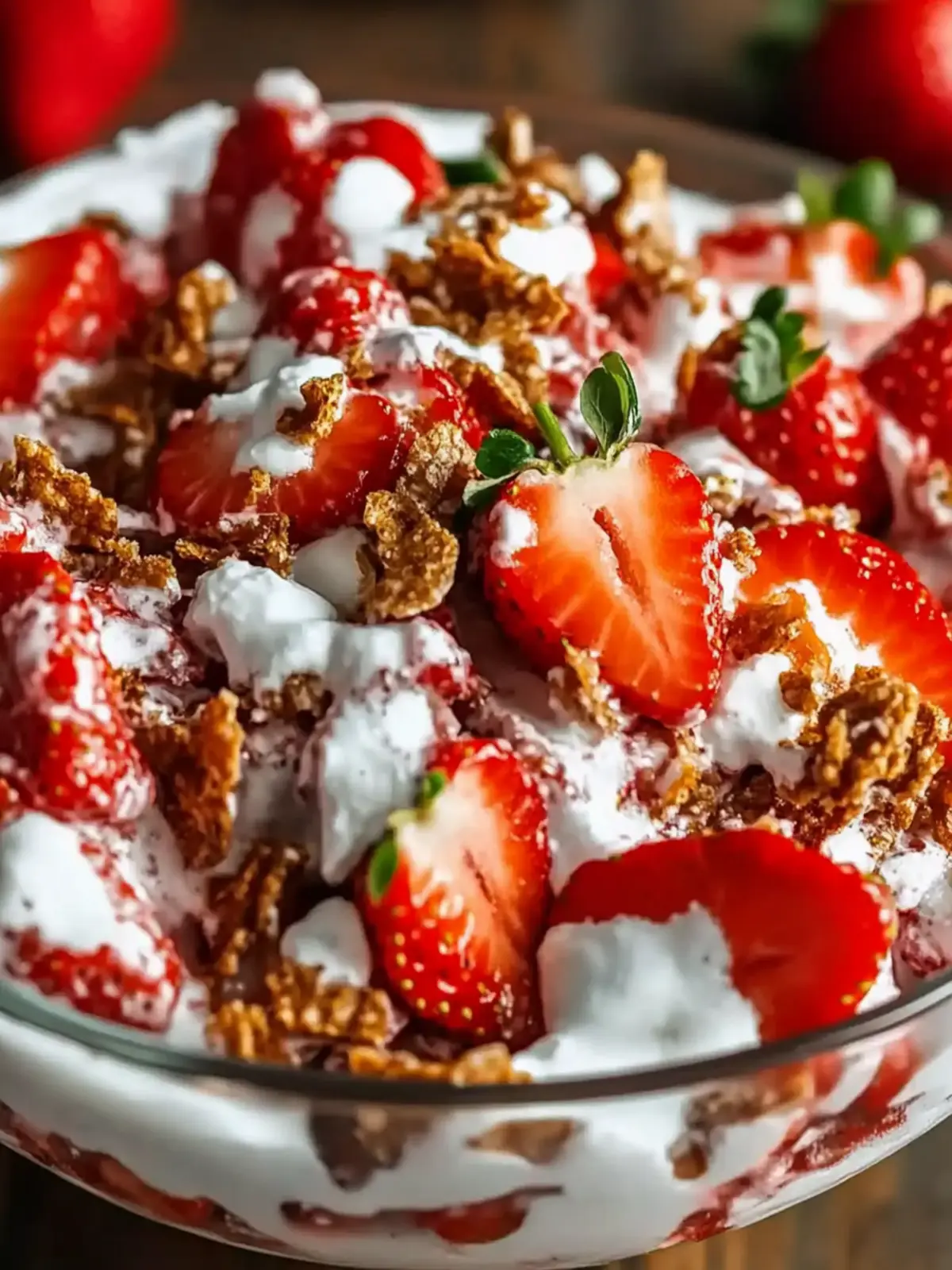 Strawberry Crackle Salad