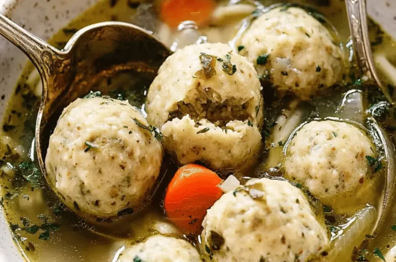 Homemade Matzo Ball Soup