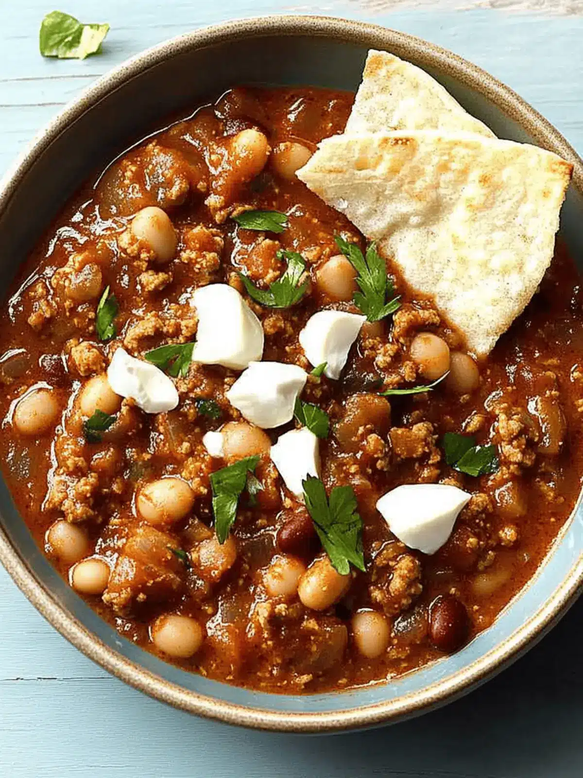 Lamb and White Bean Chili
