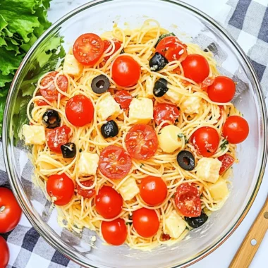 Classic Spaghetti Pasta Salad