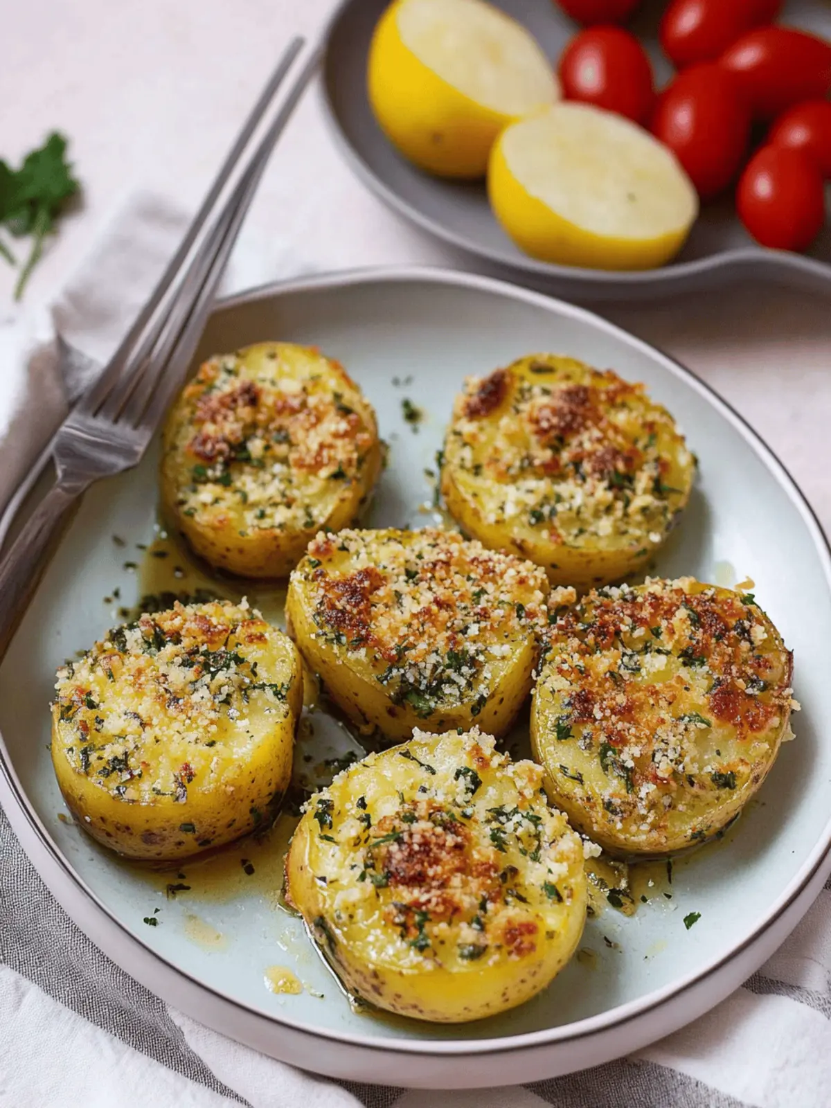 TikTok Parmesan Potatoes