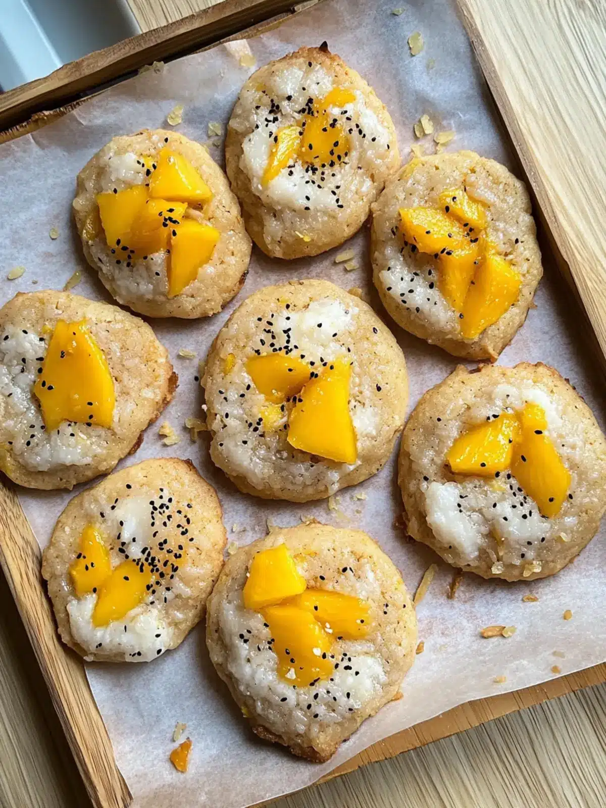 Mango Sticky Rice Cookies