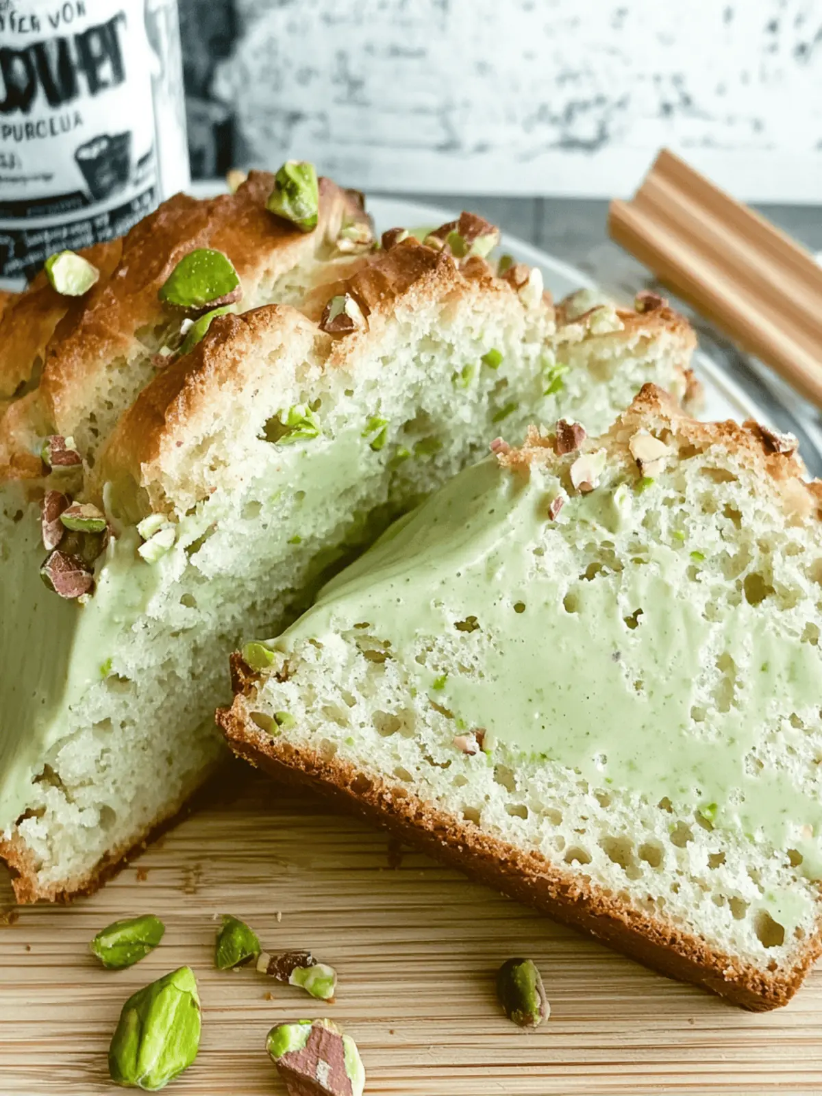 Deliciously Moist Pistachio Pudding Bread You’ll Love 4 Pistachio Pudding Bread